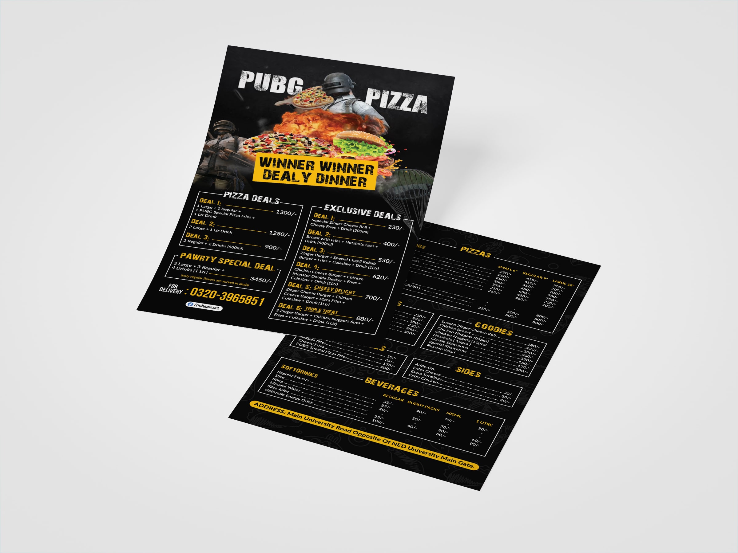 Flyer and Catalog Design Sample for Business Marketing in Saudi Arabia