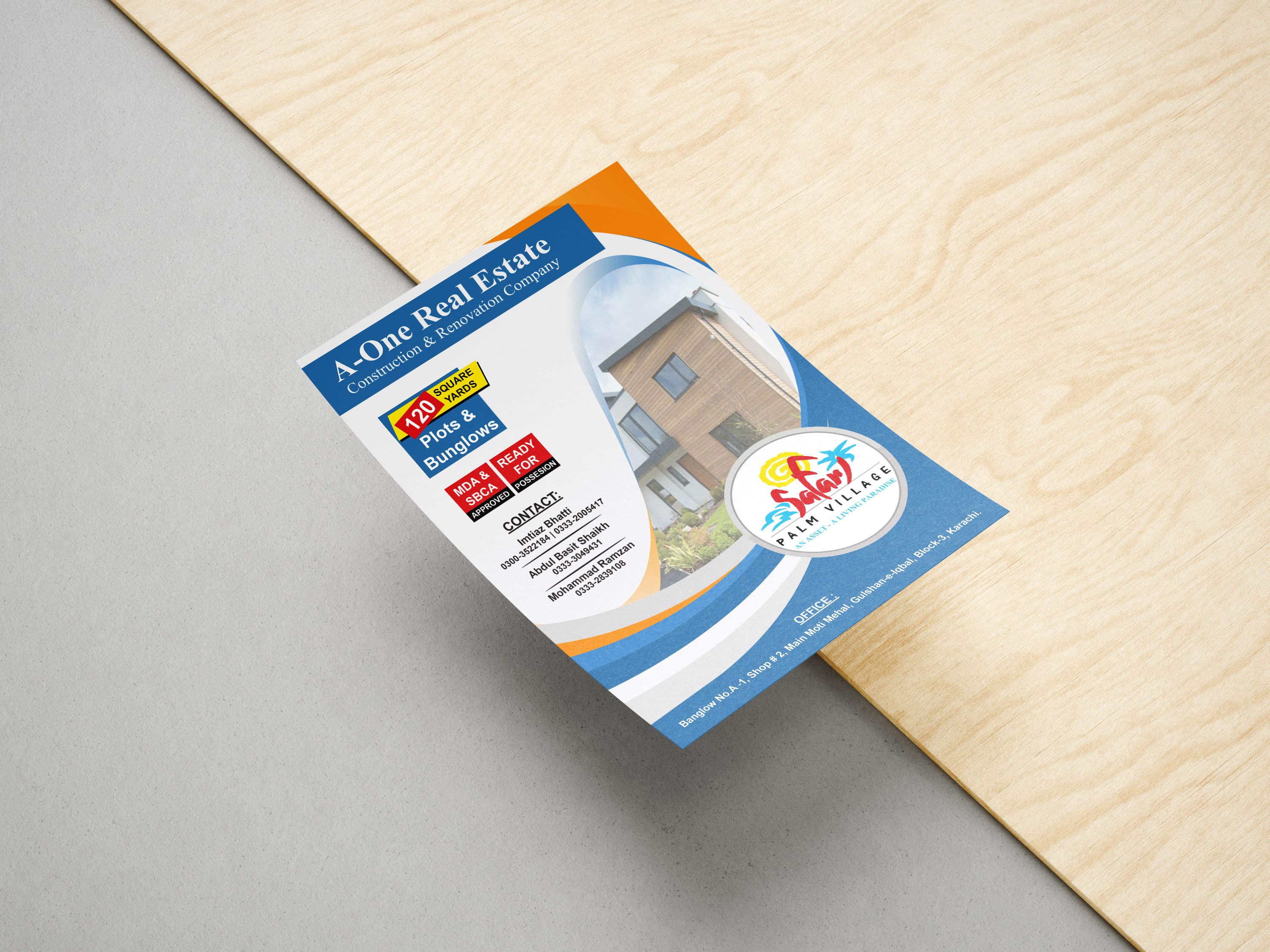 A5 Flyer Catalog Design for Business Promotion in Saudi Arabia