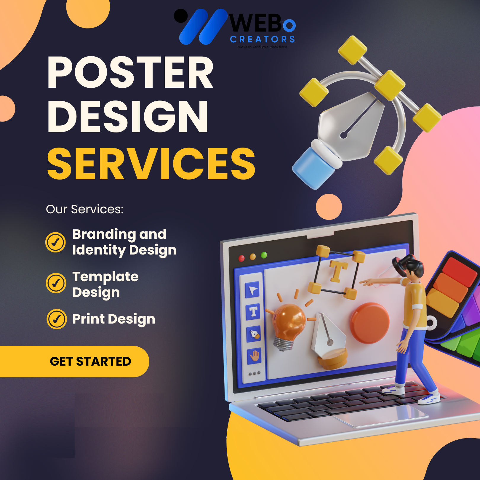 Poster Design Service | Get Powerful Advertising Poster in Saudi Arabia for Business and Events