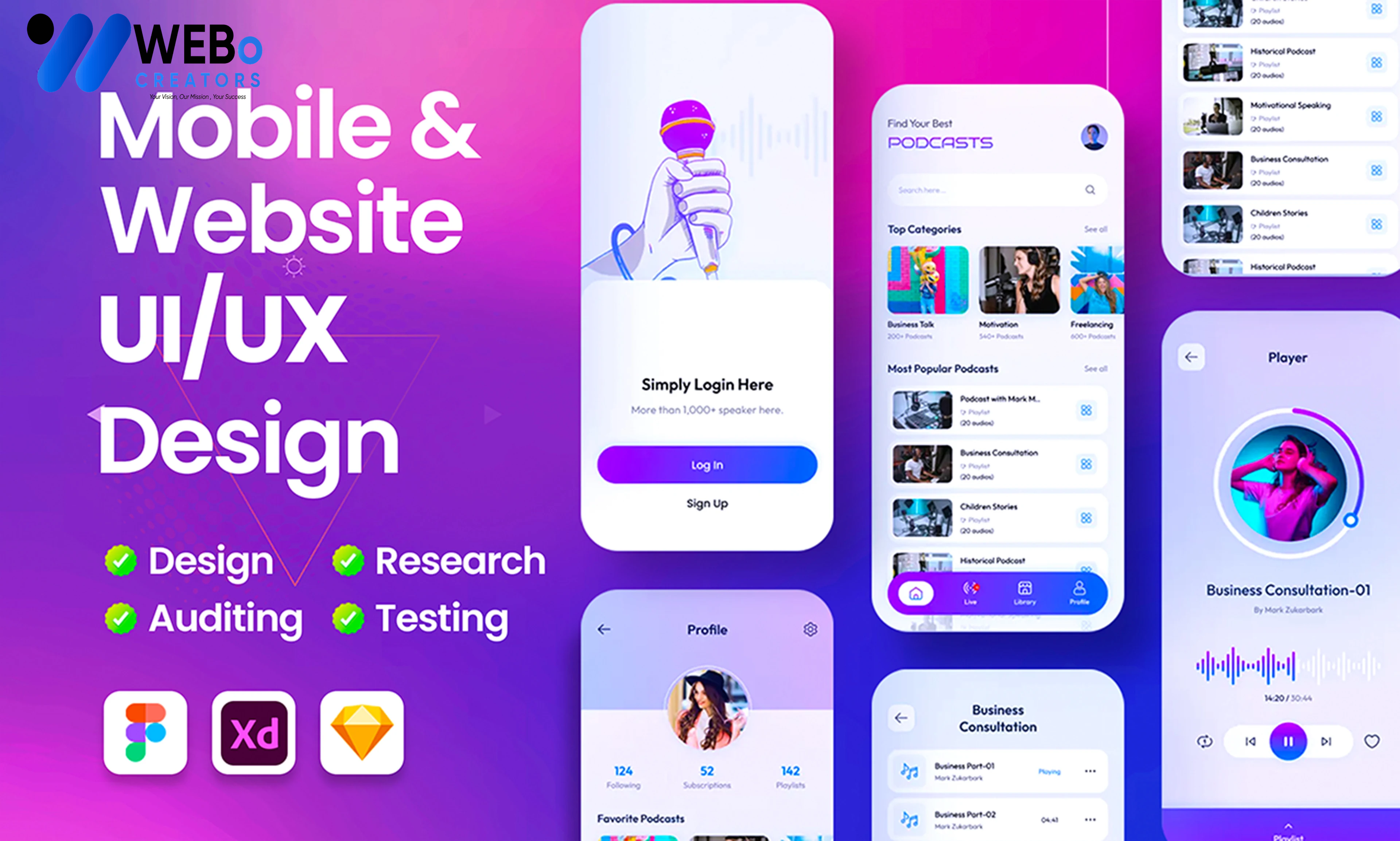 Flutter App UI/UX Design | Beautiful Flutter Interface Design in Saudi Arabia